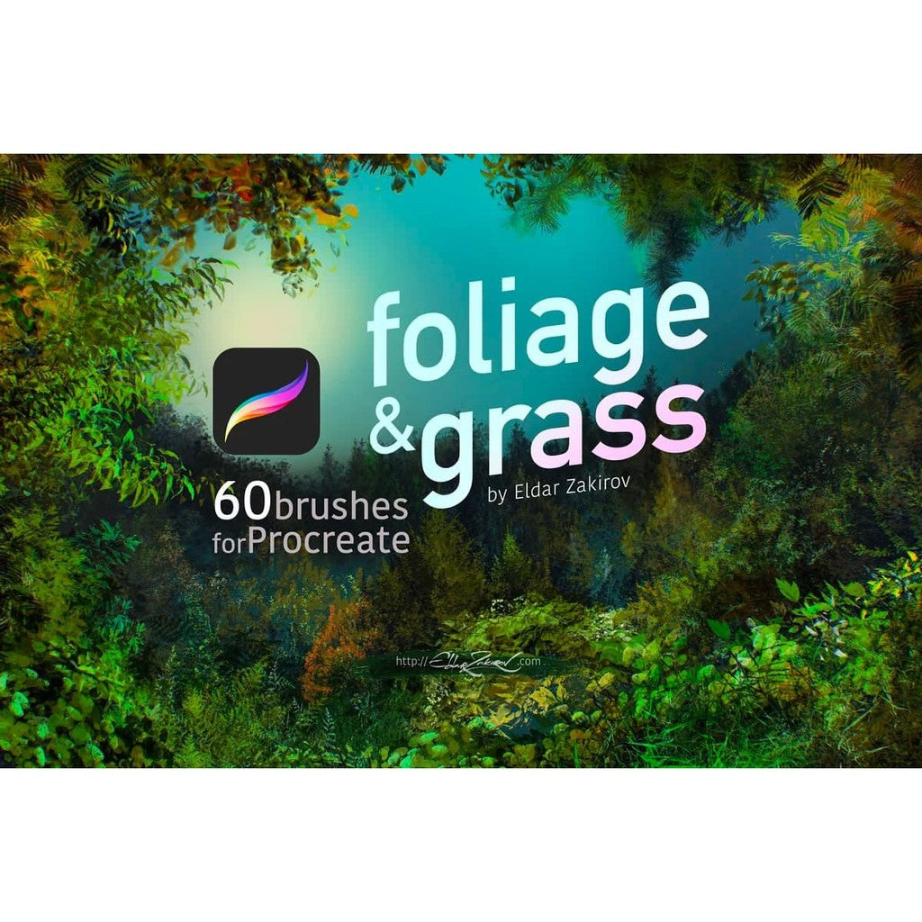 Procreate cm_5760856-60-Foliage-Grass-- Procreate Brushes