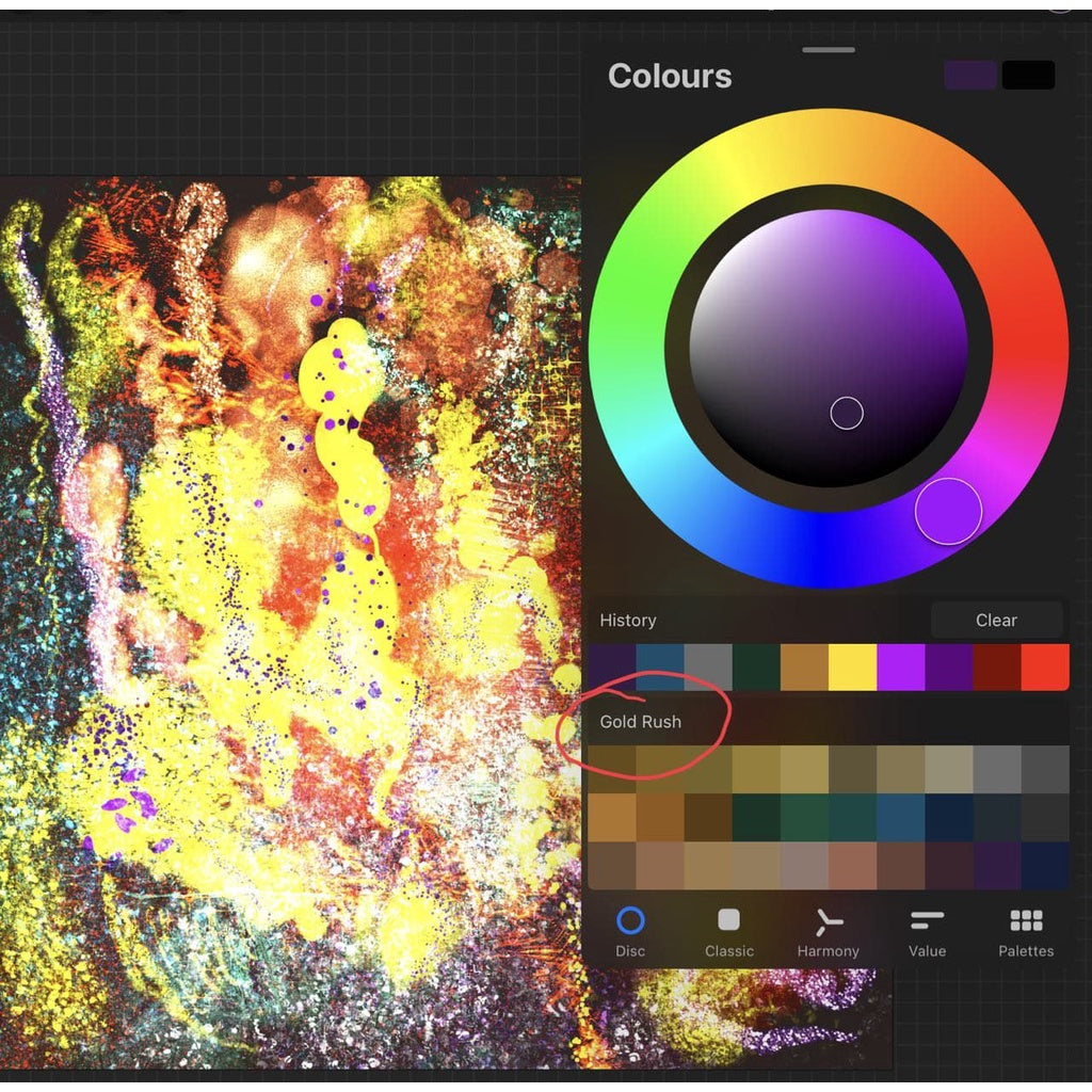 ProcreateGold Rush for Procreate 2nd Edition Brushes