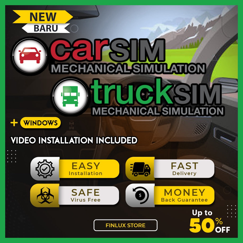 [VIDEO] Mechanical Simulation CarSim 2017.1 | TruckSim 2016 Lifetime For Windows