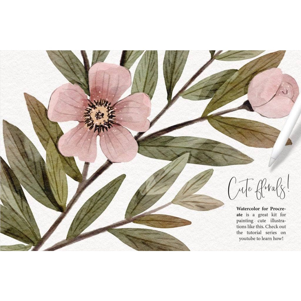 ProcreateAquarelle_Brushes  - Procreate Brushes