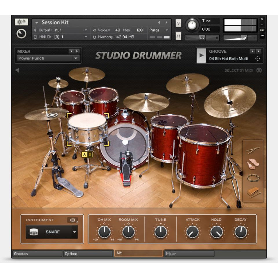 Studio Drummer  Native Instruments (Win/Mac) *Kontakt Library*