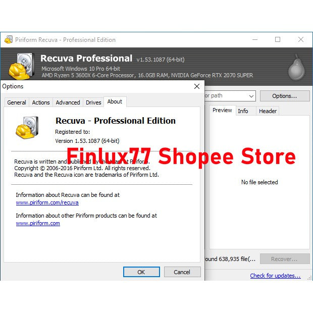 [VIDEO] Recuva Pro/ Bus/ Tech FREE Speccy Pro Latest Lifetime For Windows