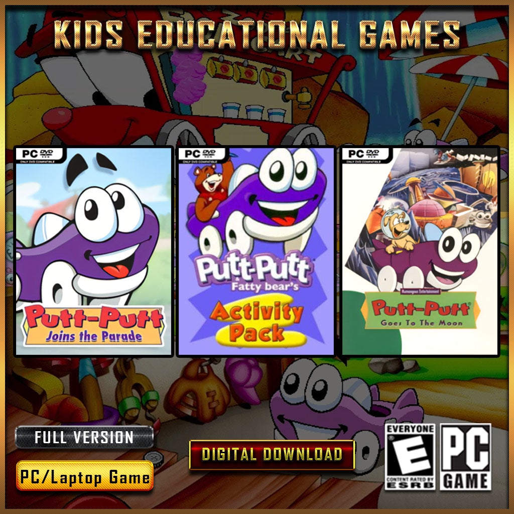 Putt-Putt CollectionKids Educational Games [PC GAME][ DIGITAL DOWNLOAD]Learning GamesGame budak-budak