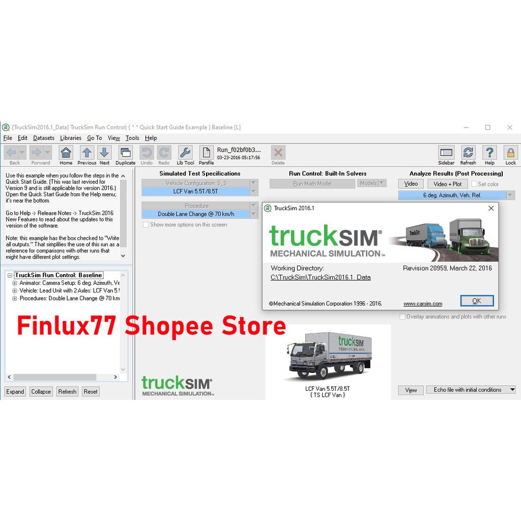[VIDEO] Mechanical Simulation CarSim 2017.1 | TruckSim 2016 Lifetime For Windows