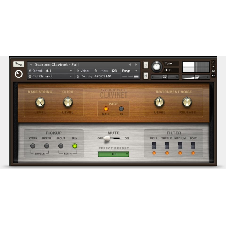 Scarbee Clavinet Pianet  Native Instruments (Win/Mac) *Kontakt Library*