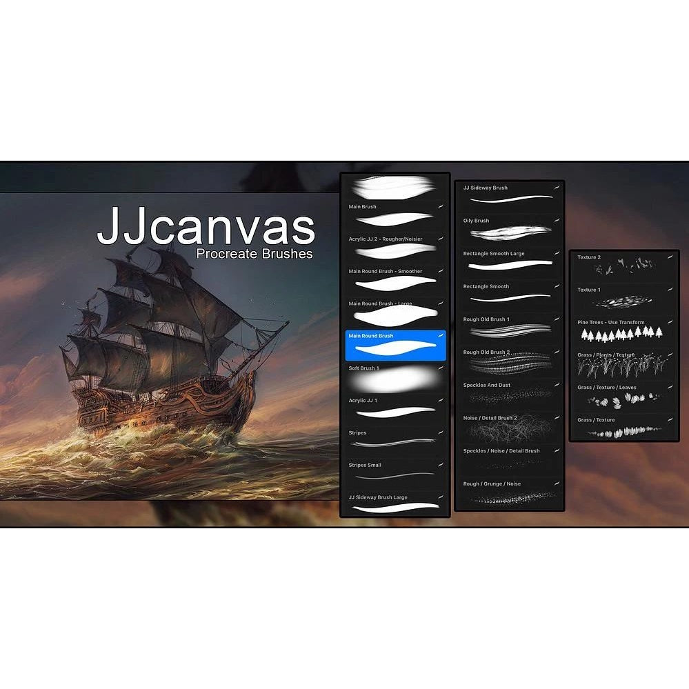 ProcreateJJcanvas- Brushes