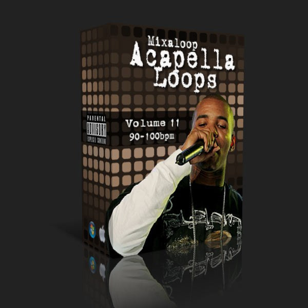 Mixaloop Acapella Loop Pack - Volume 11 (90-100bpm)  Sample Packs