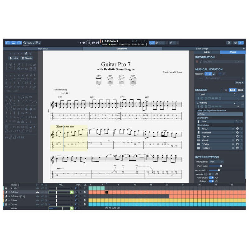 Guitar Pro 7.5 + Sound Bank  Windows