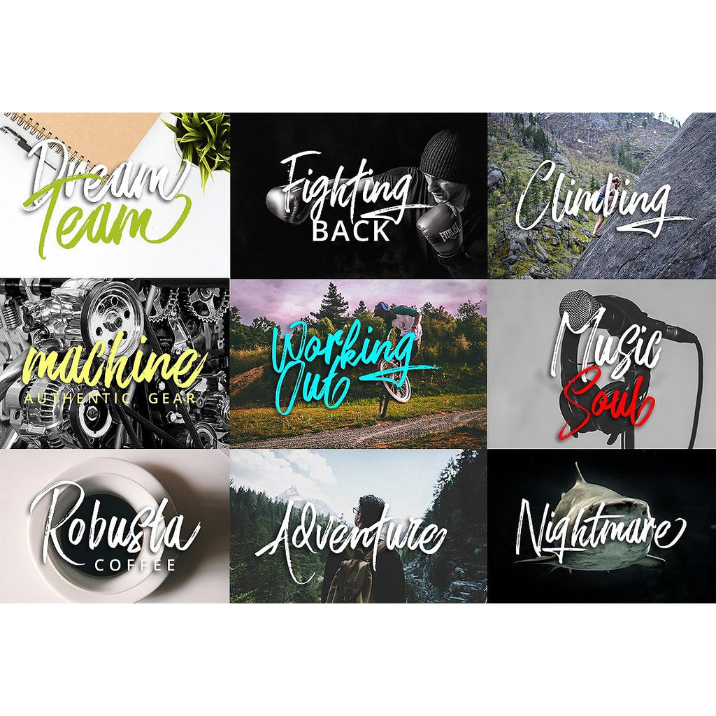 ID0612 - 52 Font Bundle Premium | Koleksi Font Eksklusif untuk Desain Kreatif & Profesional