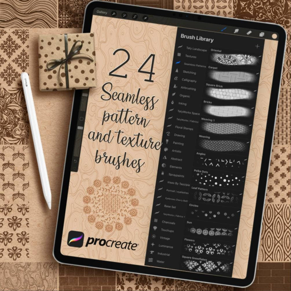 ProcreateSeamless_Patterns  - Procreate Brushes