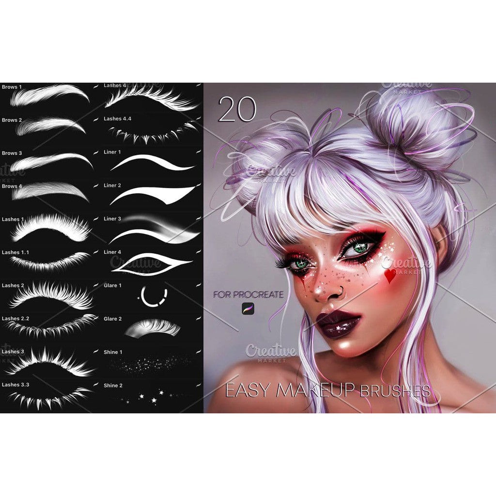 Procreate Makeup_sundrameda- Procreate Brushes