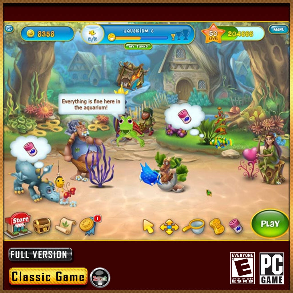 11 Fishdom Collections [PC GAME][ DIGITAL DOWNLOAD][ CLASSIC PC GAMES ][ NOSTALGIA GAMES ][Match Games]