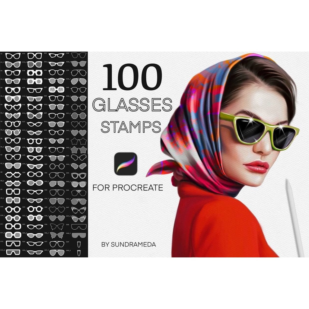 ProcreateGlasses_sundrameda_- Brushes