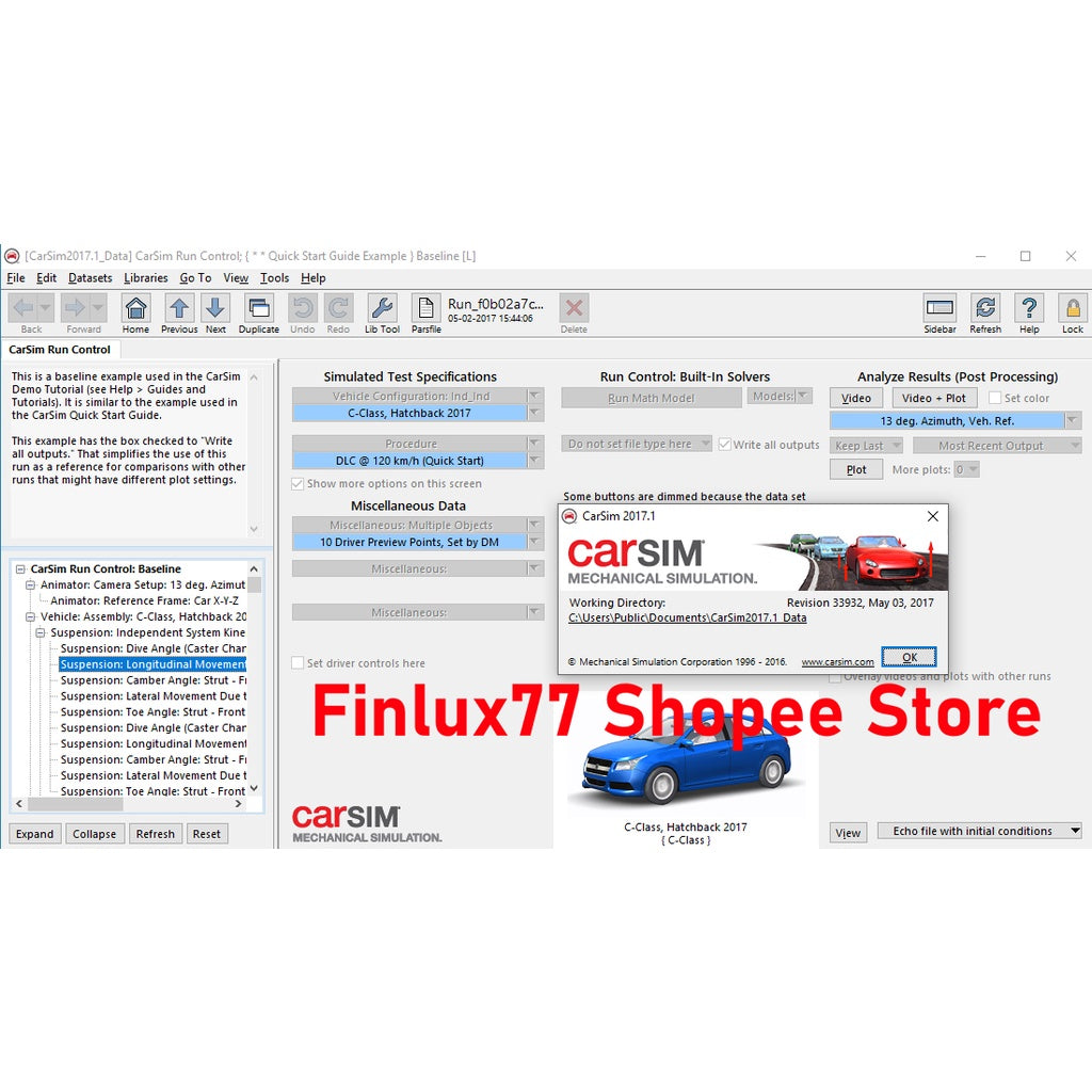 [VIDEO] Mechanical Simulation CarSim 2017.1 | TruckSim 2016 Lifetime For Windows