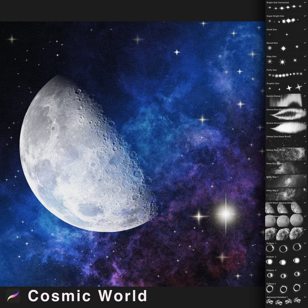 Procreateprocreate_art did's_cosmic_world  - Procreate Brushes