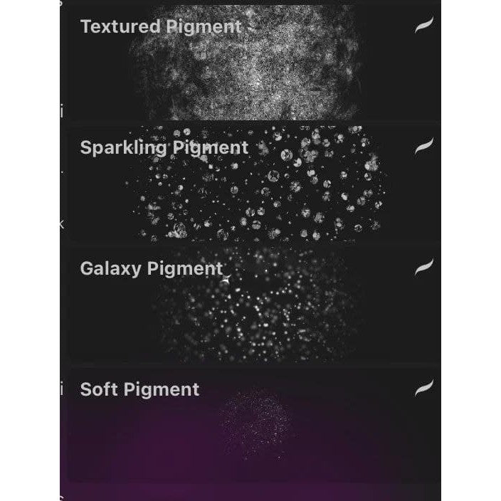 Procreate Pigmenttexture_Pack- Procreate Brushes