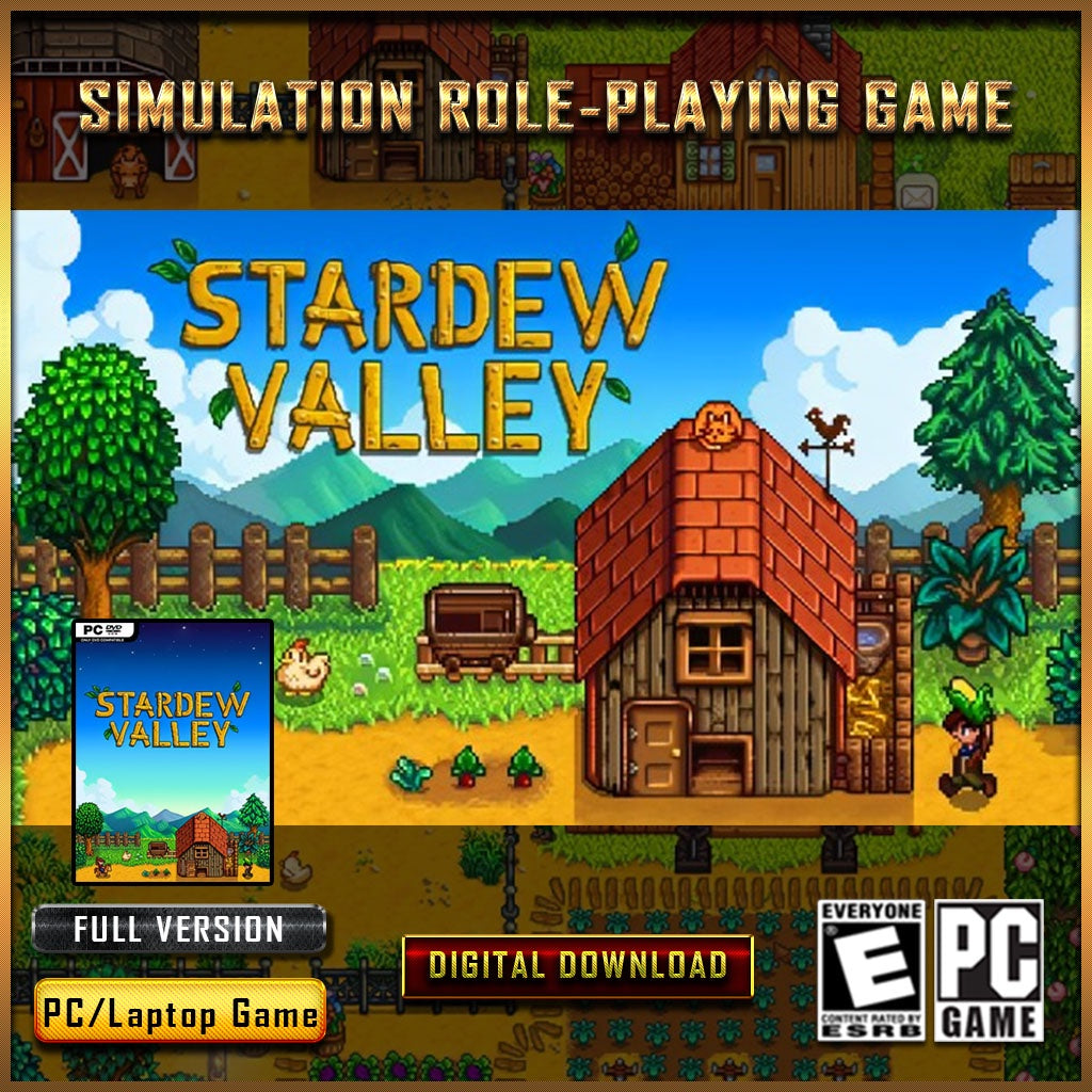 Stardew ValleySimulation Role-Playing Games [PC GAME][ DIGITAL DOWNLOAD]Kids-Adult GamesCheap & Fast Service