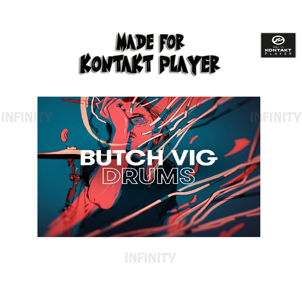 Butch Vig Drums  Play Series (Win/Mac) *Kontakt Library*