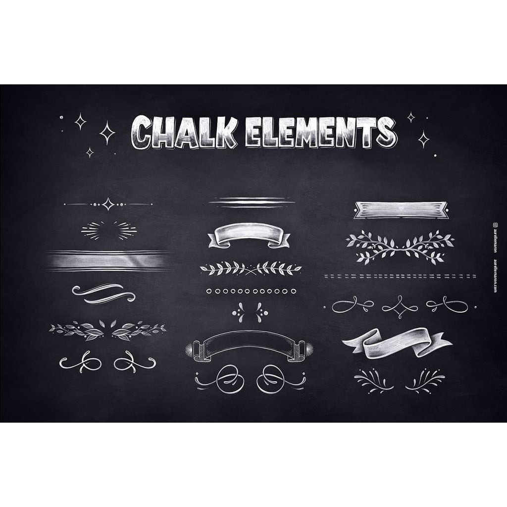 ProcreateChalk_Lettering_Toolkit_-_Procreate- Procreate Brushes