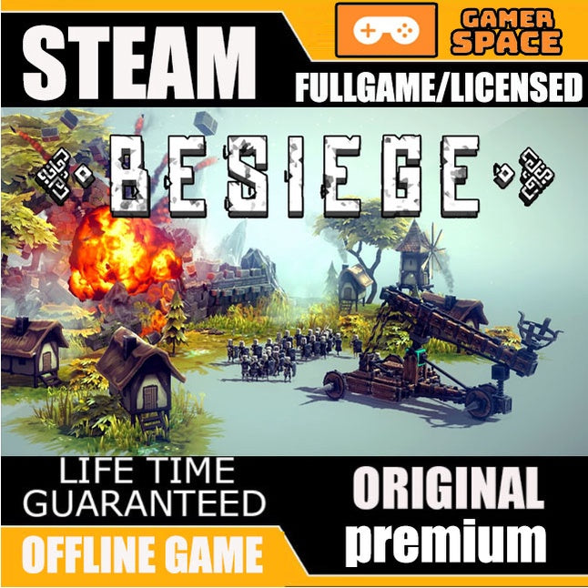 Besiege STEAM | FULL GAME |  LIFETIME GUARANTEE 24 Hour  Auto Delivery