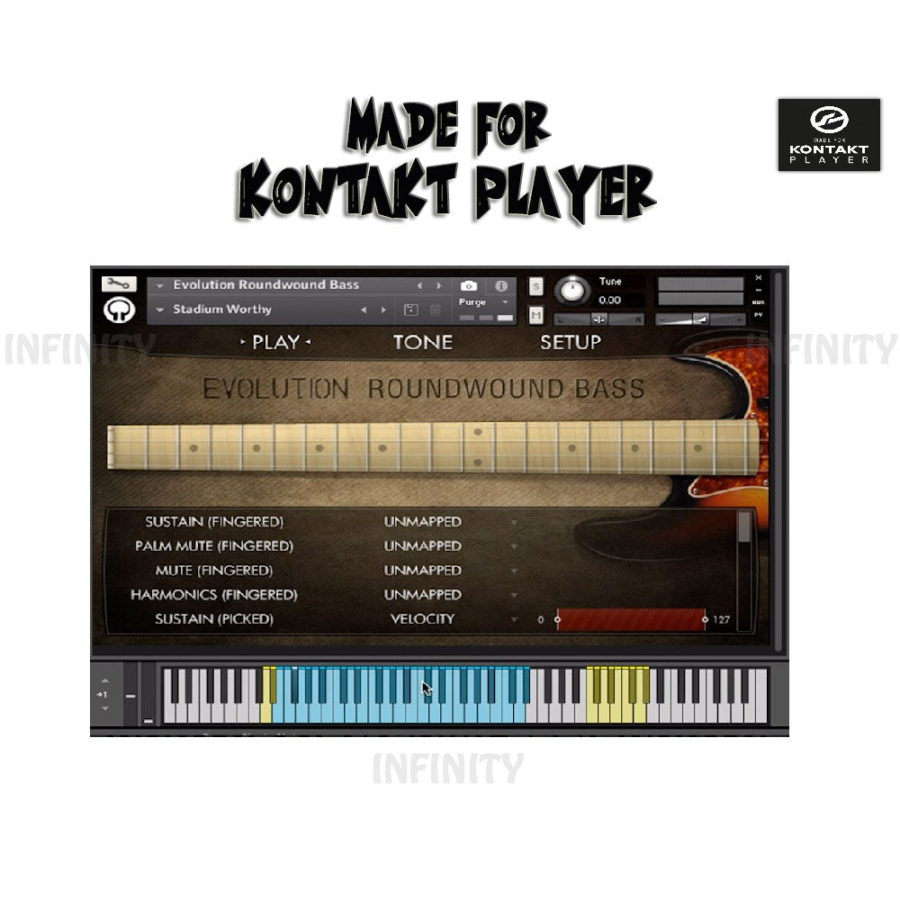 Evolution Roundwound Bass  Orange Tree Sample (Win/Mac) *Kontakt Library*