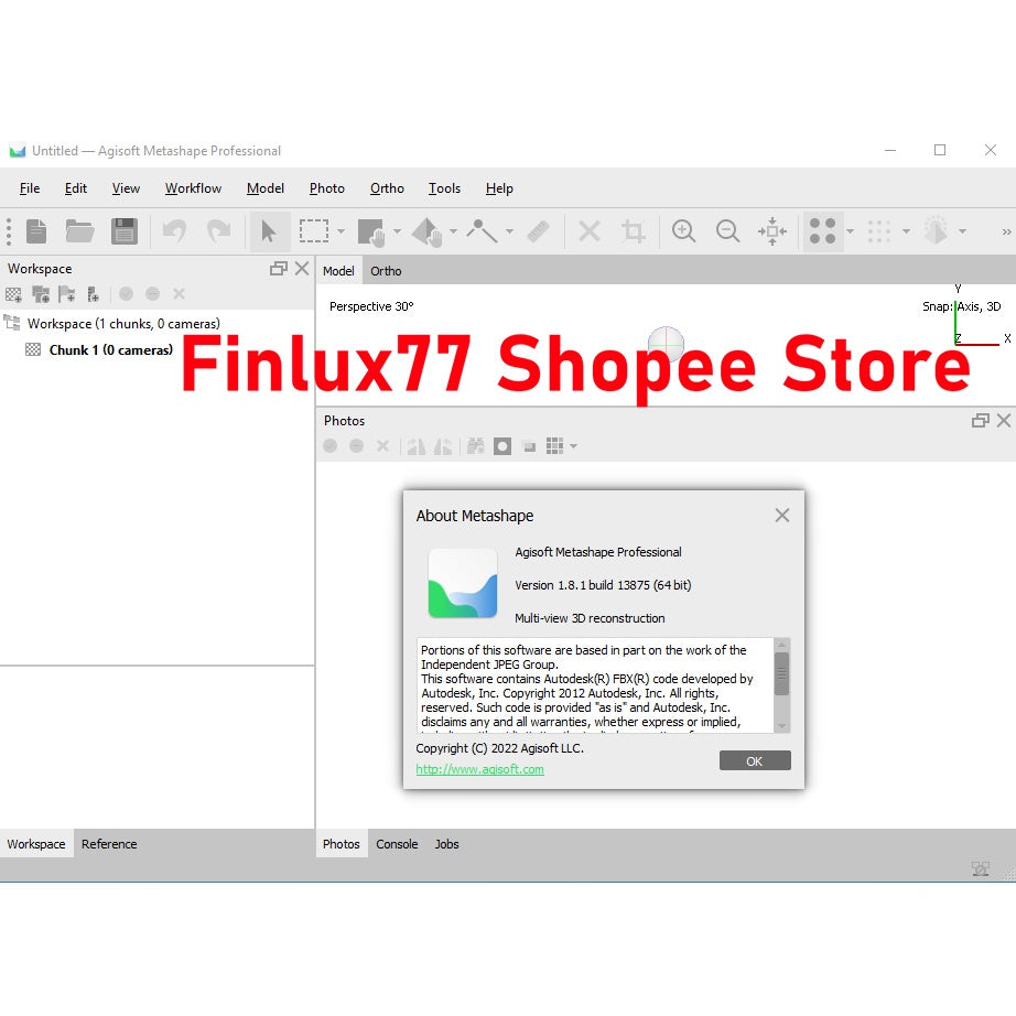 [SELF REDEEM] Agisoft Metashape Professional 2025 v2.2.2 Lifetime For Windows (64-Bit ONLY)