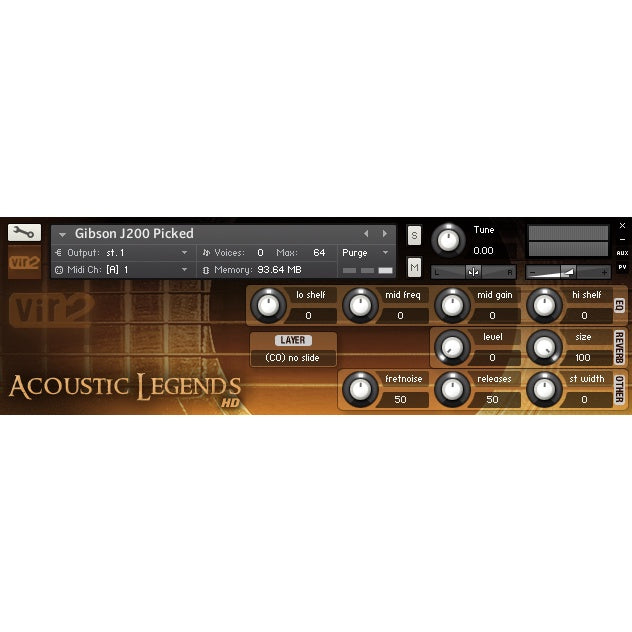 Acoustic Legends HD  Vir2 (Win/Mac) *Kontakt Library*
