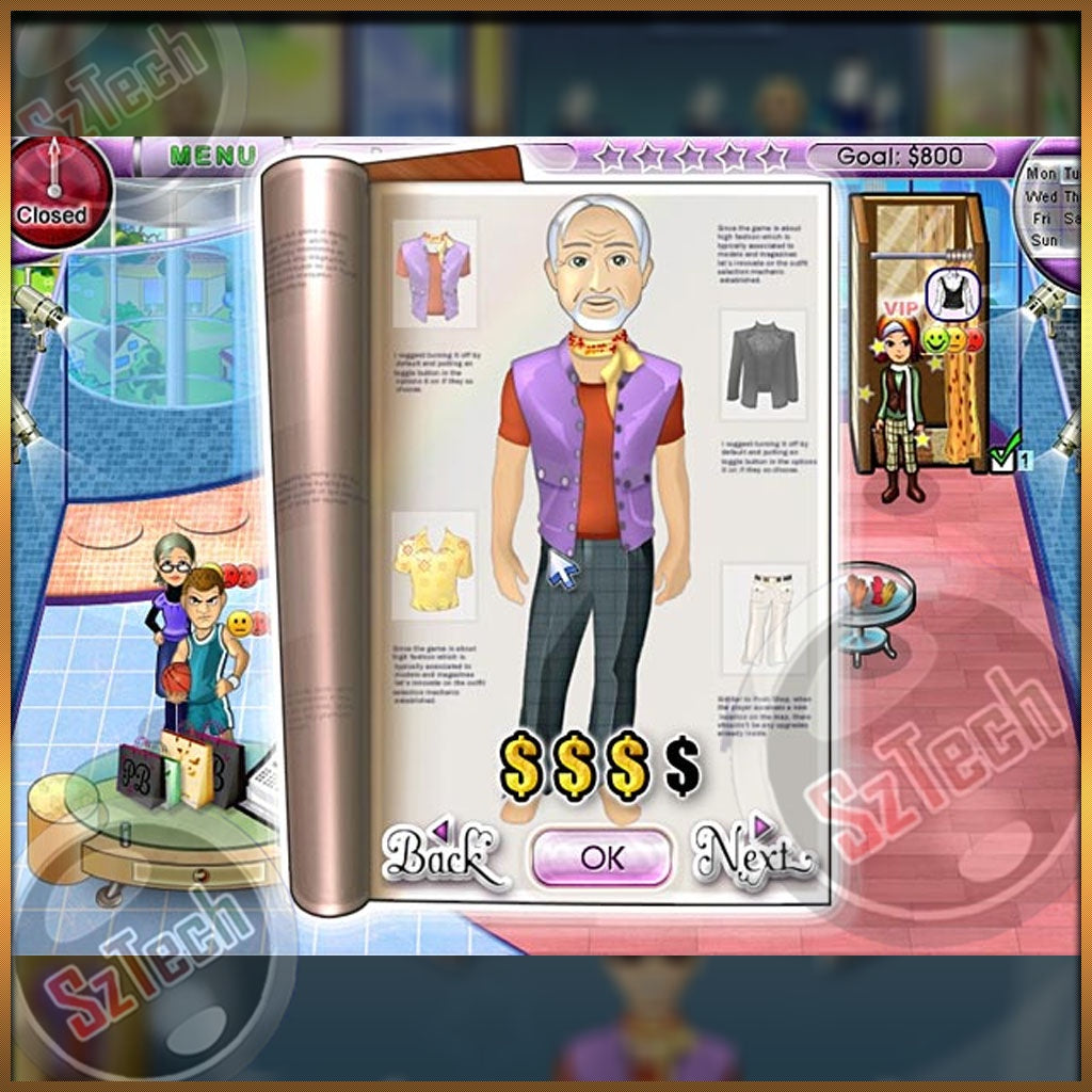 Posh Boutique | Posh Shop | Fab Fashion [PC GAME]  [ DIGITAL DOWNLOAD] Classic GamesTime ManagementNostalgia Game