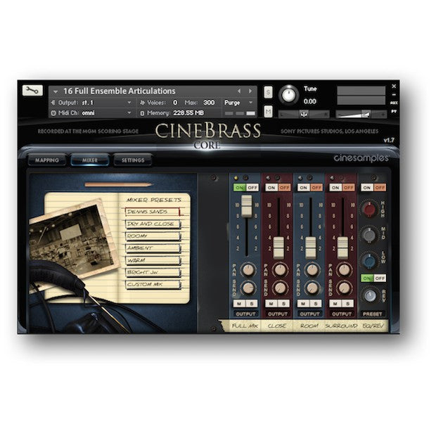 CineBrass Core  Cinesamples (Win/Mac) *Kontakt Library*