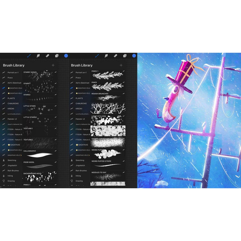 ProcreateGagatkas vol4 - 81 Procreate Brushes- Procreate Brushes