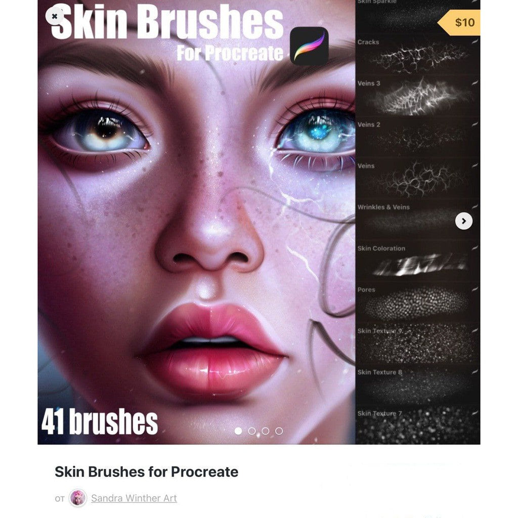 Procreate skin_brushes - Procreate Brushes