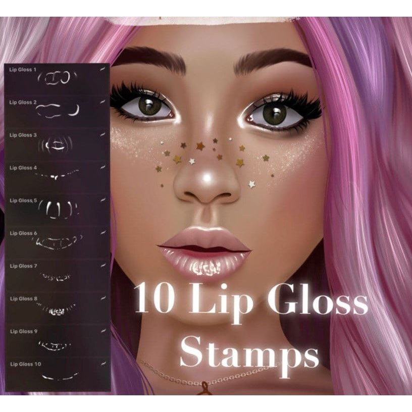 ProcreateHayley’s_Lip_Gloss_Stamps