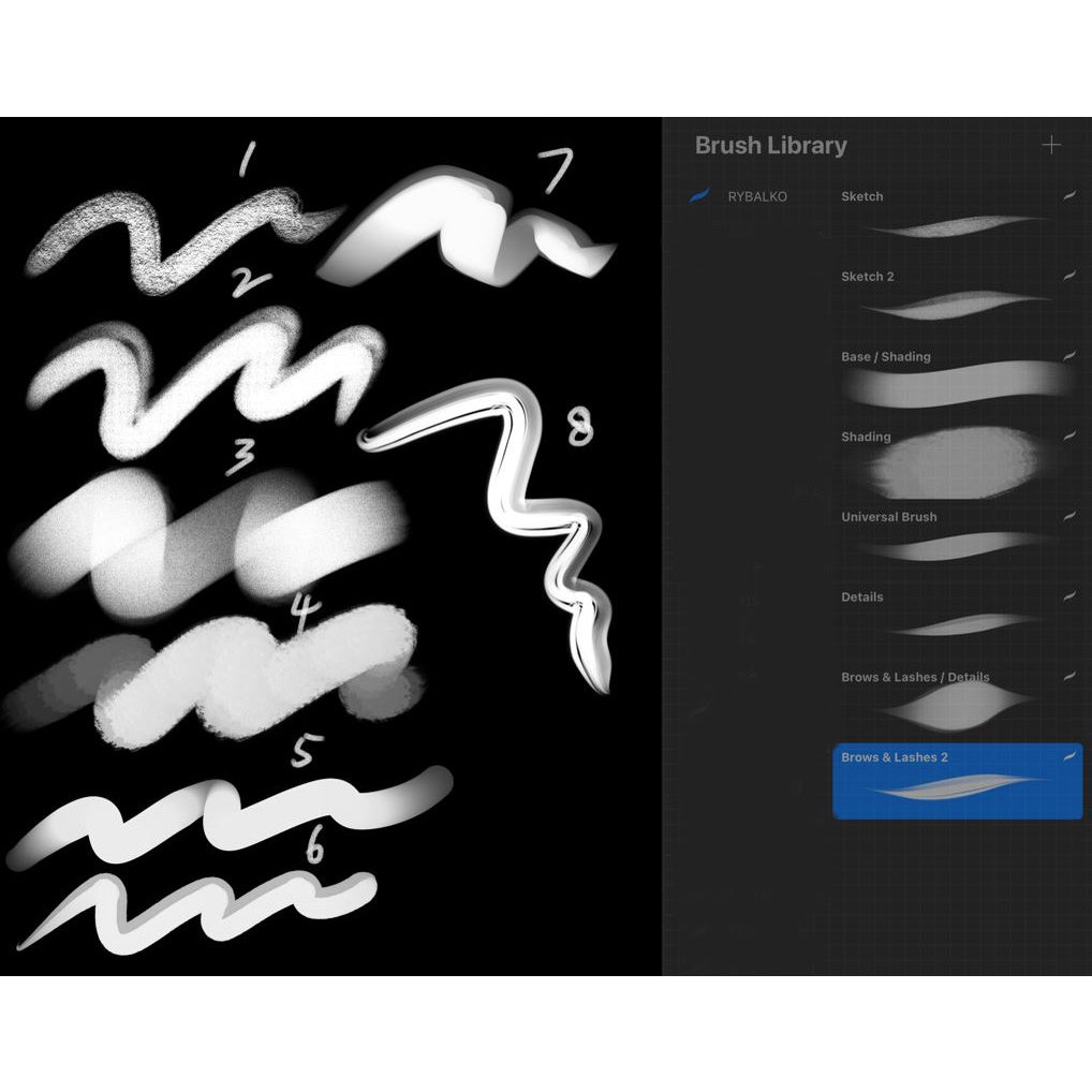 ProcreateRYBALKO  - Procreate Brushes