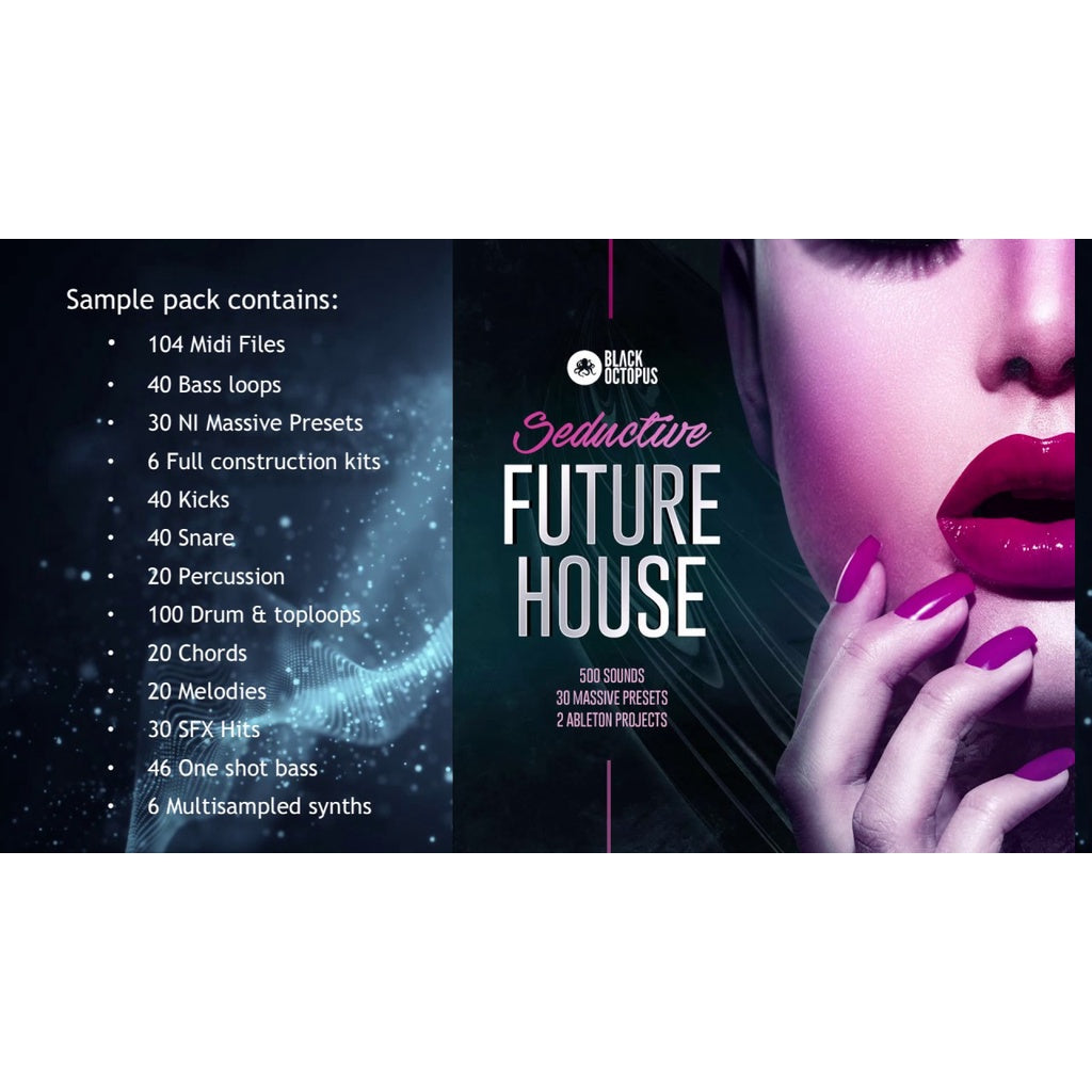 SEDUCTIVE FUTURE HOUSE  Black Otopus Sound (Sample Pack)