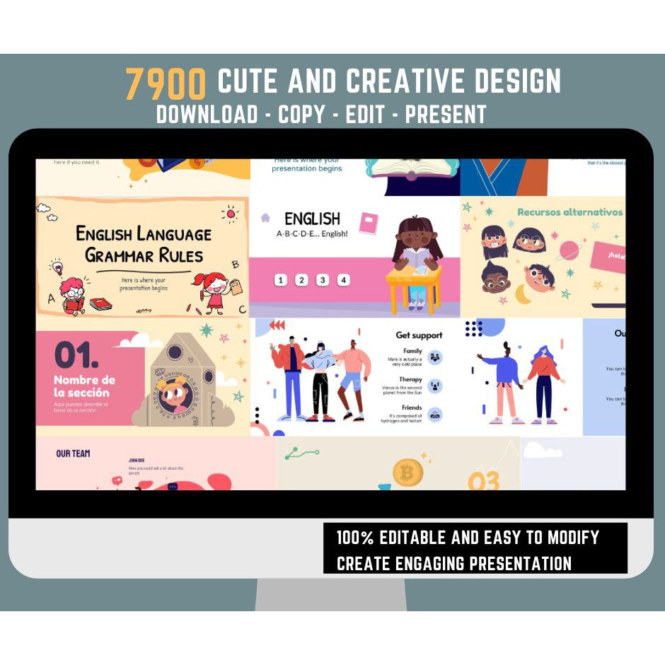 Premium Powerpoint Slides with 7900 Cute and Creative Design Templates and Free 52,300 Animated Powerpoint Templates
