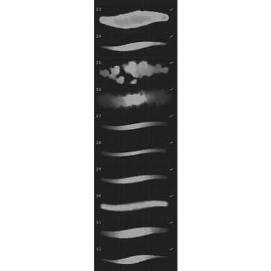 Procreate& PHOTOSHOPAHL019 「水彩」108 brushers watercolor - Procreate Brushes