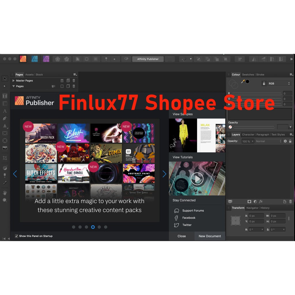 [SELF REDEEM] Serif Affinity Publisher v2.6.4 Latest Update 2025 Lifetime For Windows & McOS