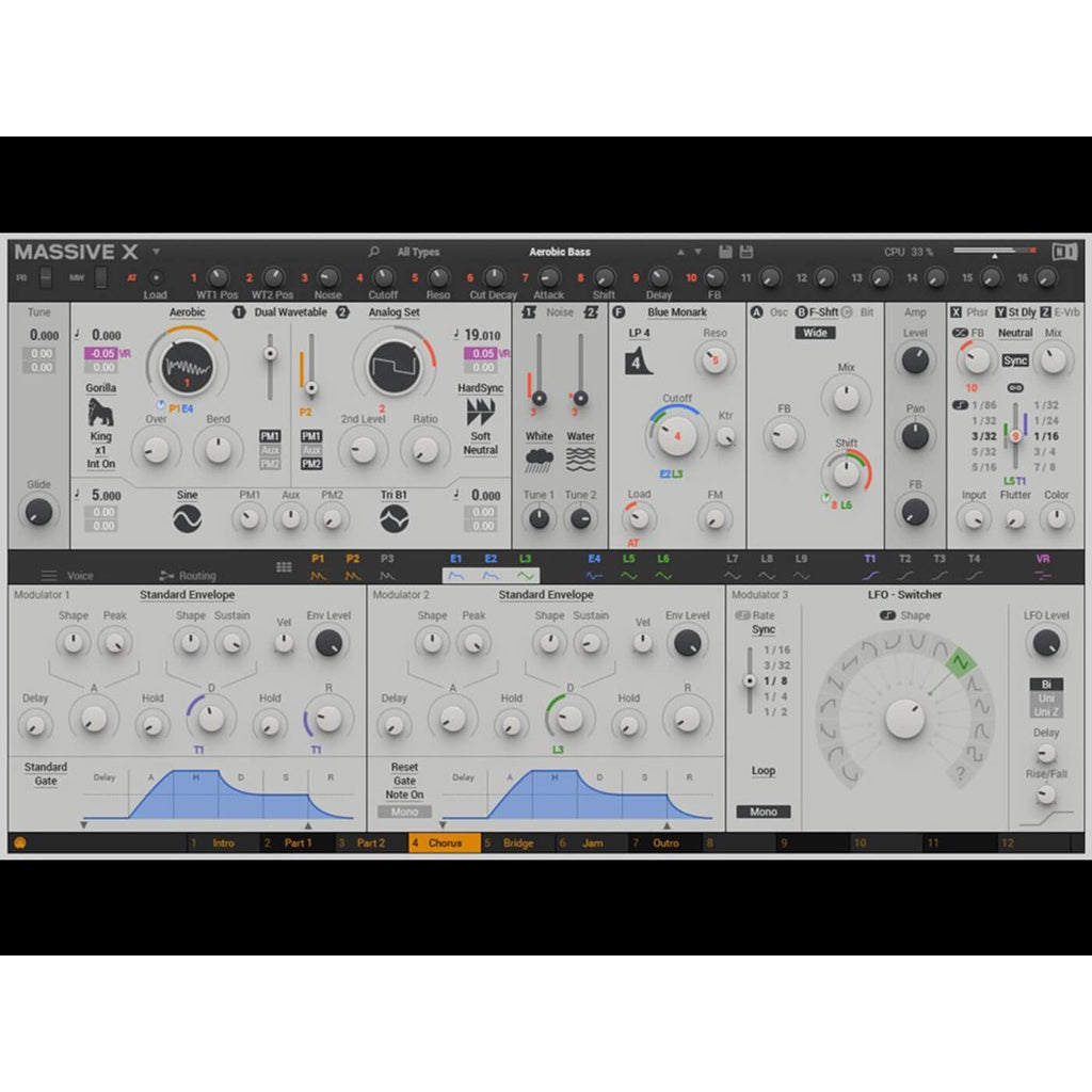 Massive X  Native Instruments (Windows 64 Bit/Mac) VSTi,VST3,AAX