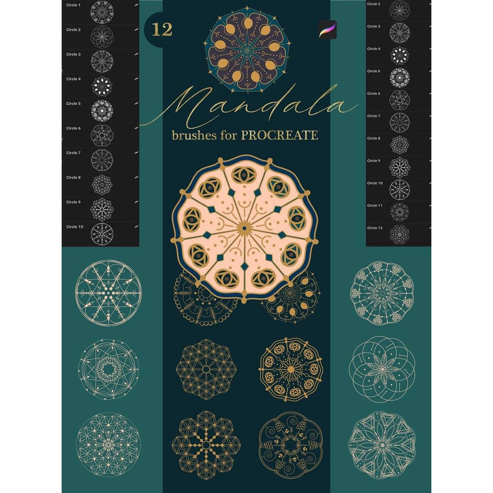 ProcreateMandala  - Procreate Brushes
