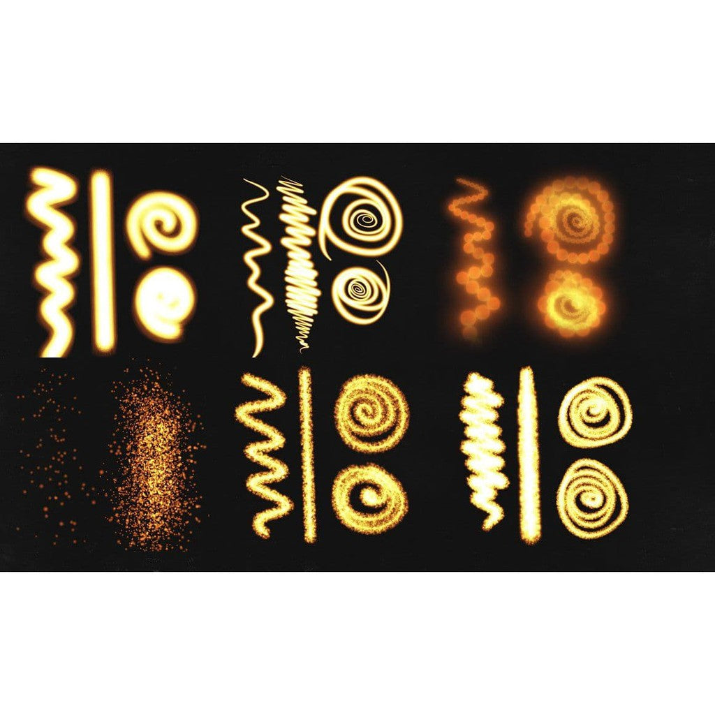 Procreate Procreate Lights Brushes  Glow- Procreate Brushes