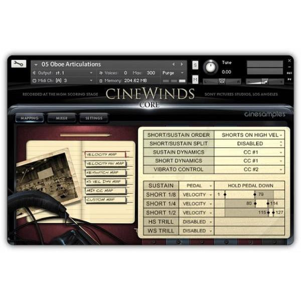 Cine Winds Core Cinesamples (Win/Mac) *Kontakt Library*