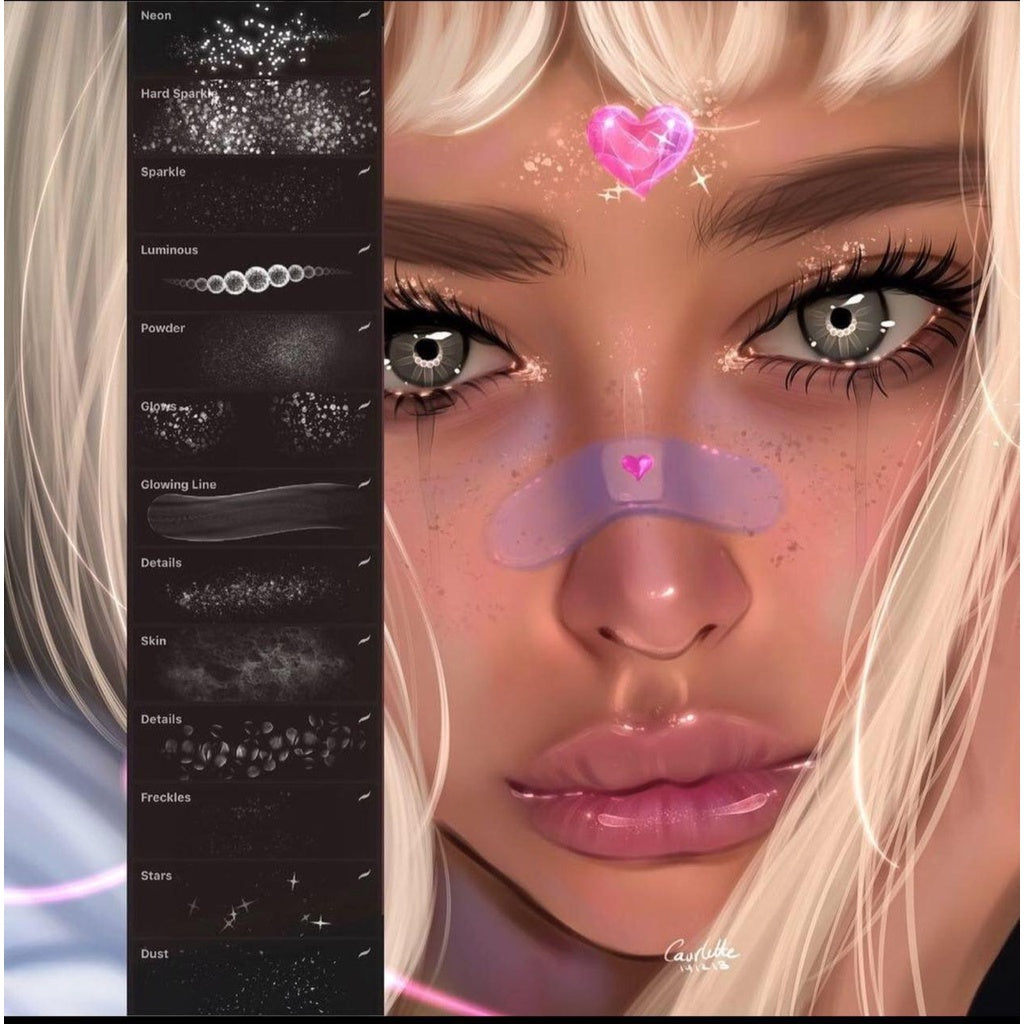 ProcreateGlitter__- Brushes