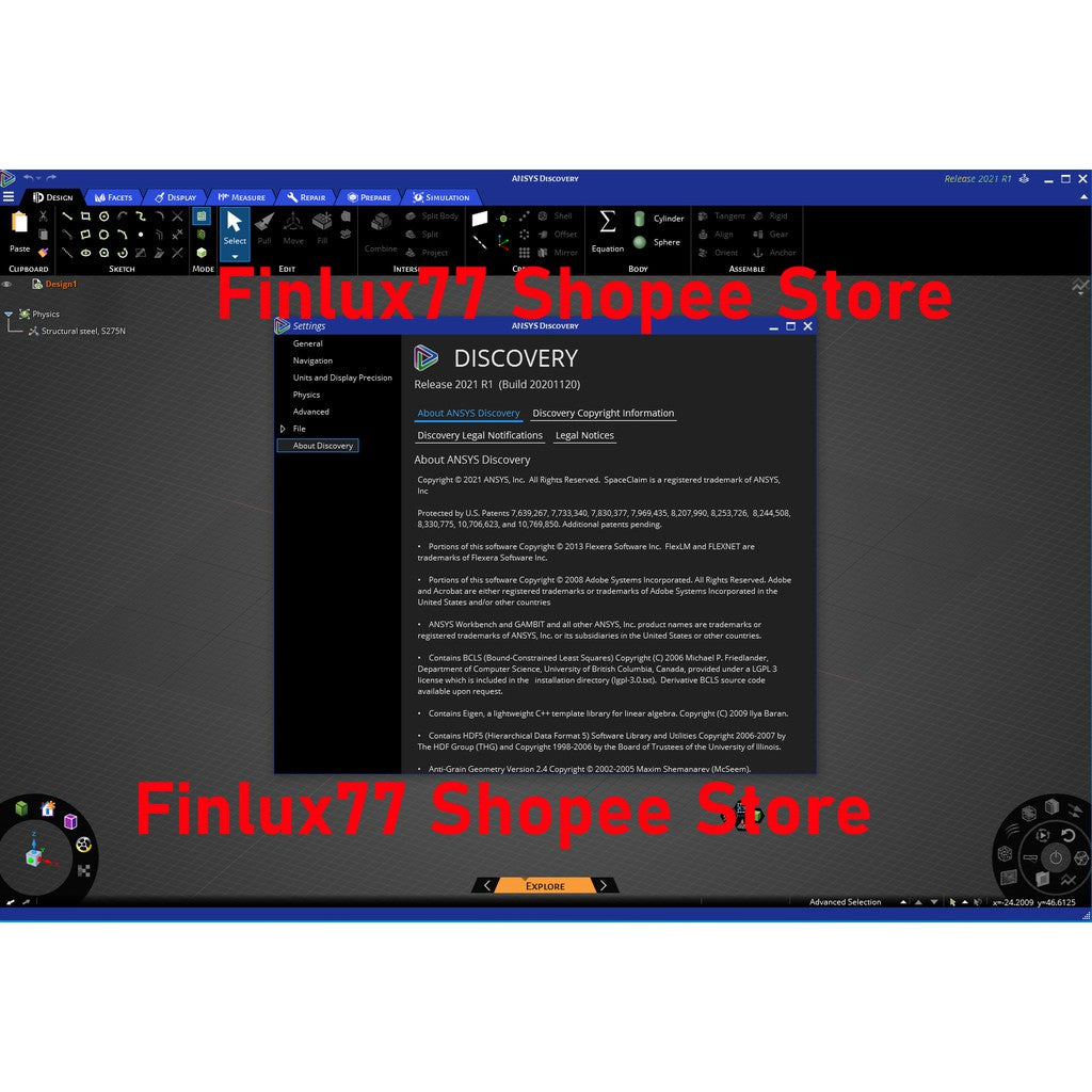 [SELF REDEEM] ANSYS Products 2025 / 2024 / Electronics / Discovery / Motor CAD / Workbench Lifetime For Windows (64-Bit)