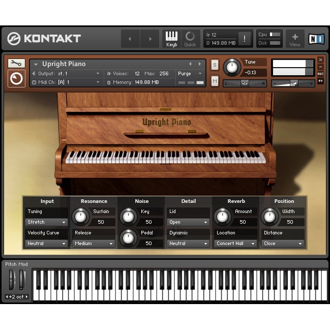 Upright Piano  Native Instruments (Win/Mac) *Kontakt Library*