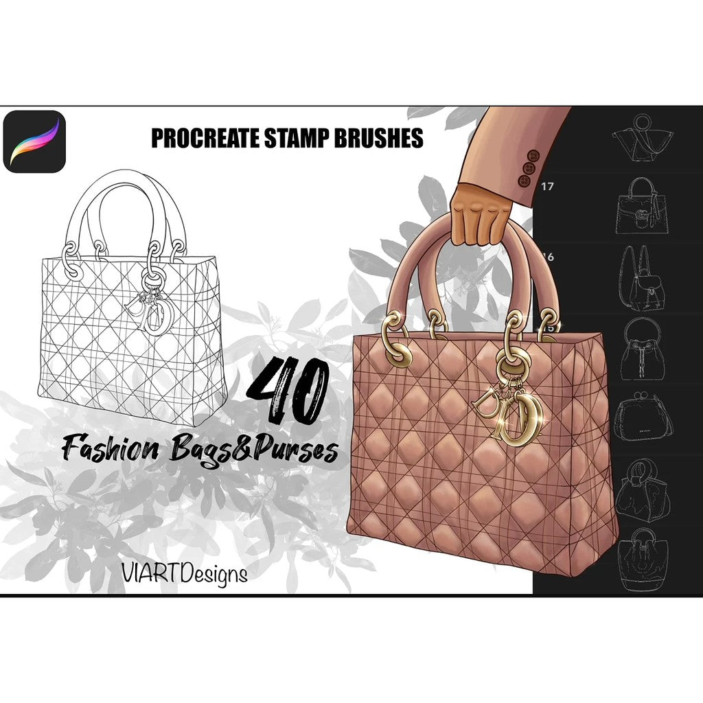 ProcreateFashion_Bags- Procreate Brushes