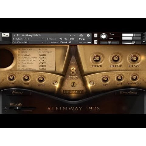 Legacy 1928 Steinway Scoring Piano  8Dio (Win/Mac) *Kontakt Library*
