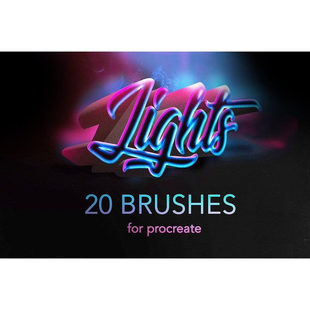 Procreate Procreate Lights Brushes  Glow- Procreate Brushes