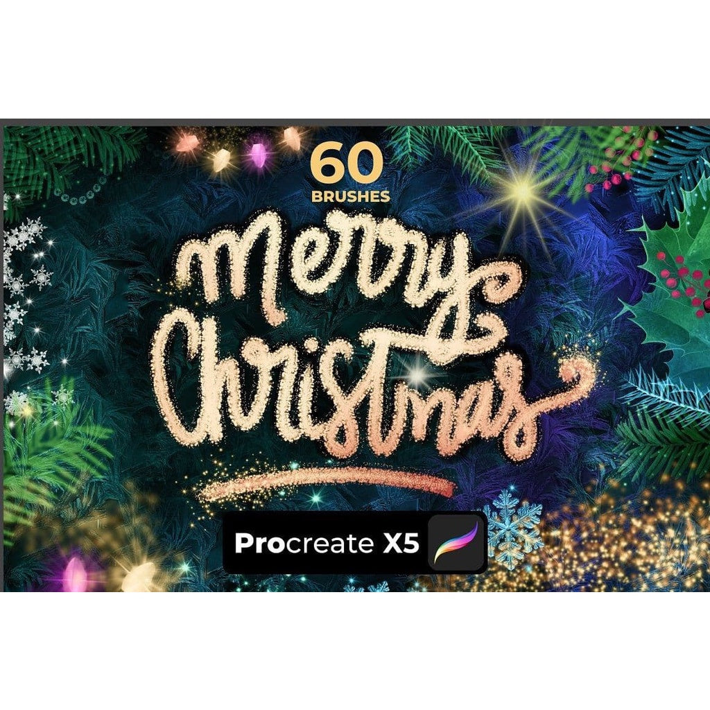 ProcreateMerry_Christmas  - Procreate Brushes