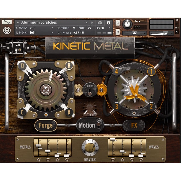 Kinetic Metal  Native Instruments (Win/Mac) *Kontakt Library*