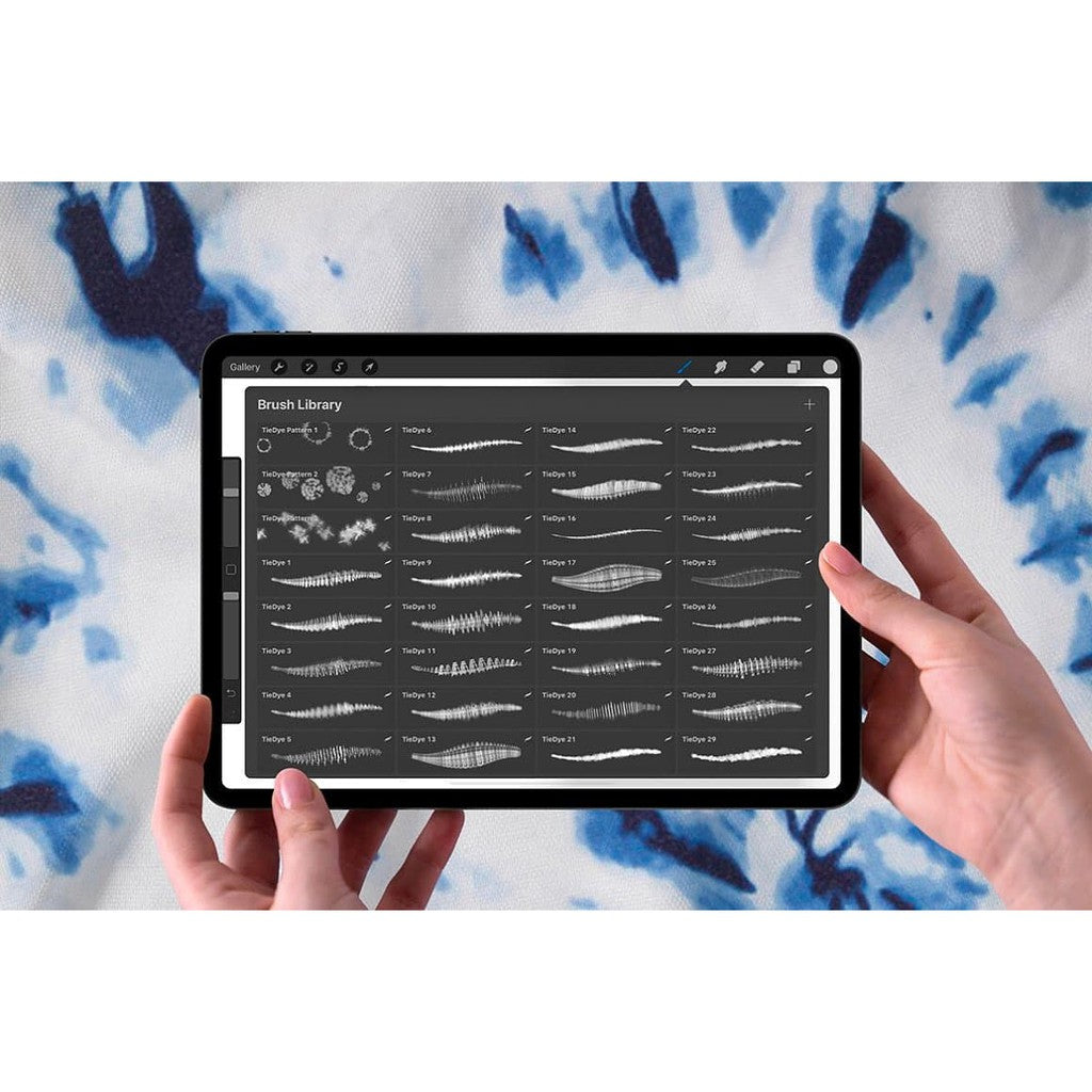 Procreate Procreate_Realistic_Tie_Dye_Brushes - Procreate Brushes